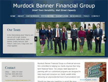Tablet Screenshot of murdockbanner.com